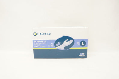 Halyard 47376 Skybreeze Power-Free Nitrile Exam Gloves L - Box of 200
